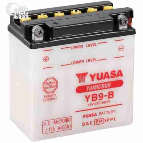 Аккумулятор на мотоцикл Yuasa Yumicron [YB9-B] 6СТ-9,5 Ач R EN115 А 137x77x141мм